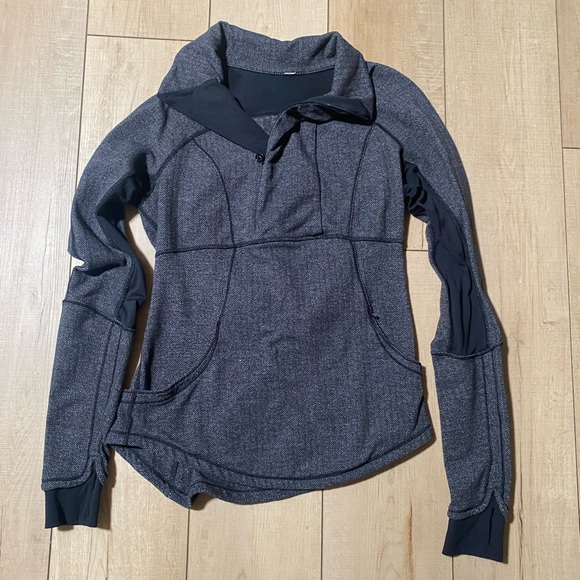 lululemon athletica Tops - Lululemon Half-Zip Cozy Pullover – Gray (Excellent Condition)